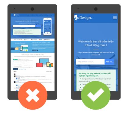 Sắp xếp thông tin hợp lý, kích thước phù hợp, dễ nhìn