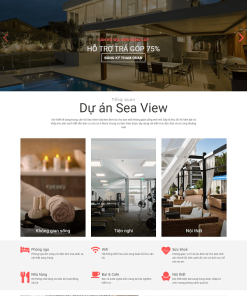 Sea view Landing Page